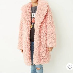 Faux fur jacket